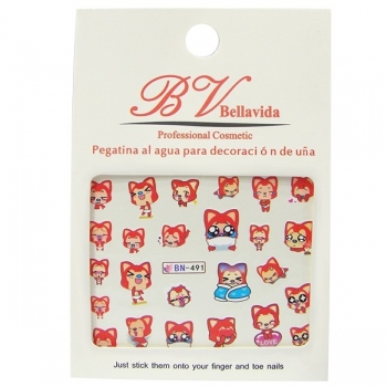 Pegatina al agua