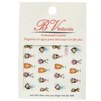 Pegatina al agua