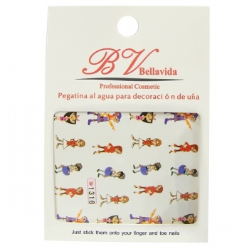 Pegatina al agua