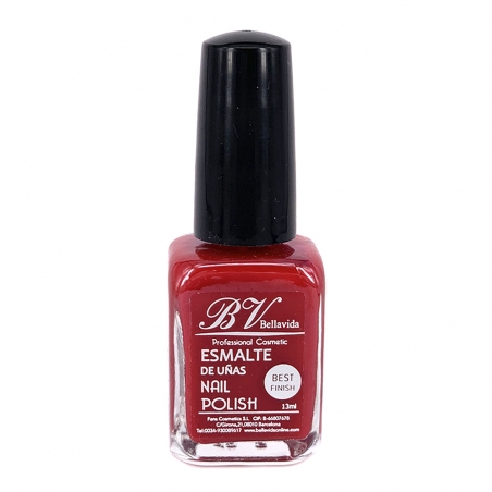 esmalte, normal, bellavida, nº 82, 82, numero 82, rojo, granate, burdeos