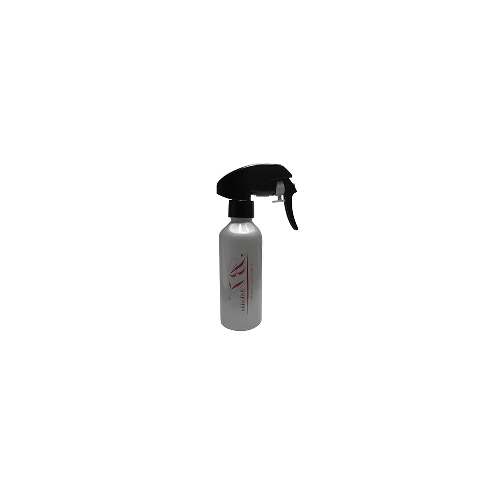 Bote de pulverizador peluqueria gris