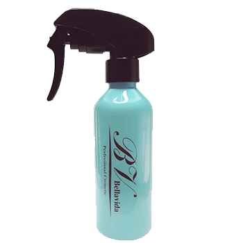 Bote de pulverizador peluqueria azul suave