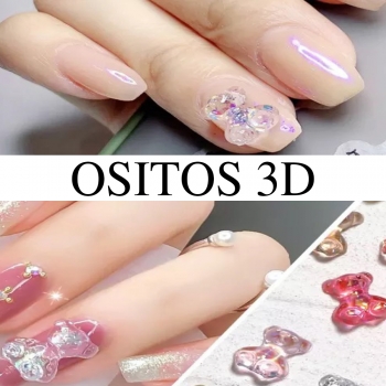 Adorno Osito Blanco Tornasol