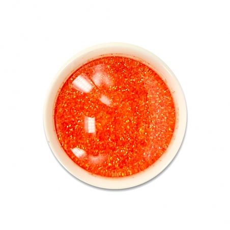 Purpurina de Uñas Naranja
