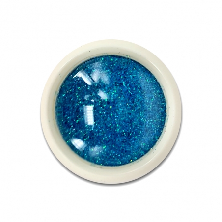 Purpurina de Uñas Azul