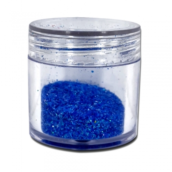 Bote de Purpurina de Uñas Azul Marino