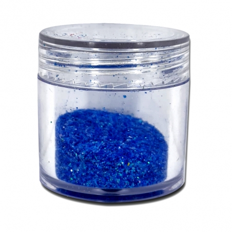 Bote de Purpurina de Uñas Azul Marino