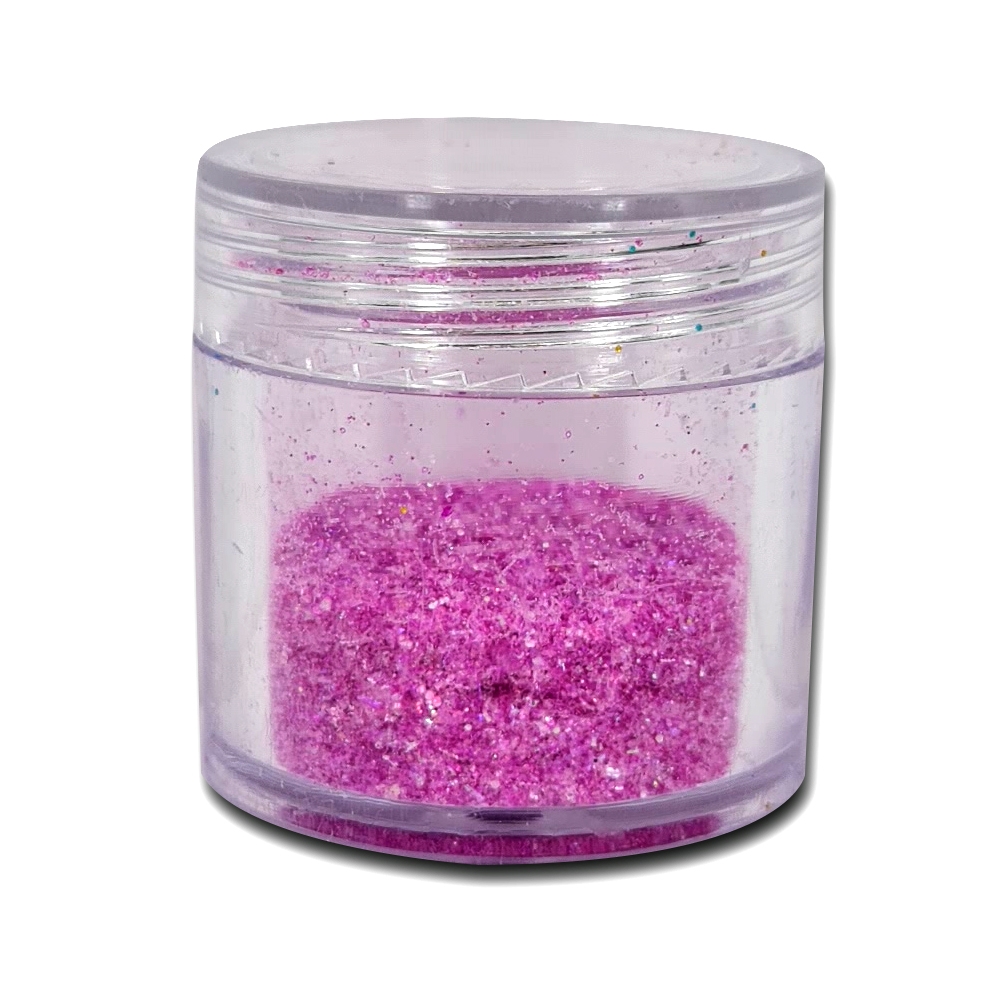 Bote de Purpurina de Uñas Lila