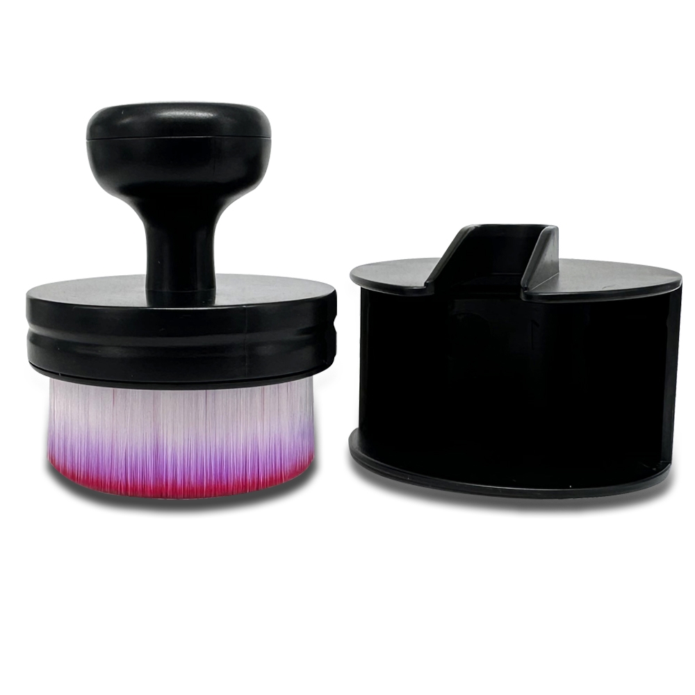 Brocha Violeta para Uñas con Soporte