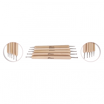 Pack de 5 Punzones de Madera 074