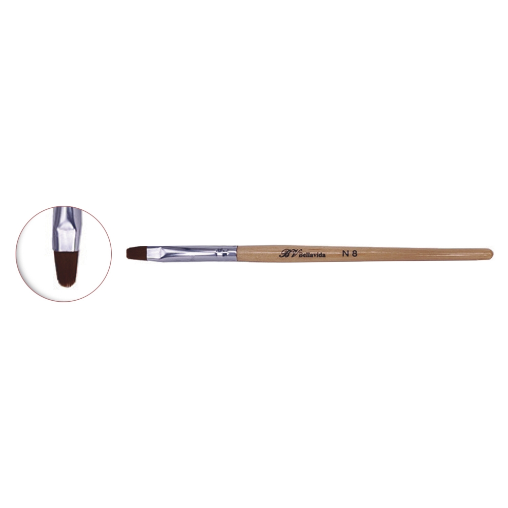 Pincel Gel Madera N8-025