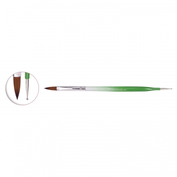 Pincel Acrílico N8 + Punzón 070