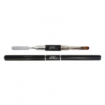 Pincel y Espatula especial para acrygel 073-Negro