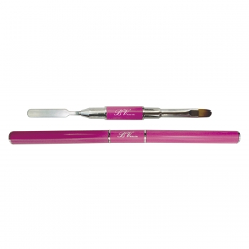 Pincel y Espatula especial para acrygel 073-Rosa