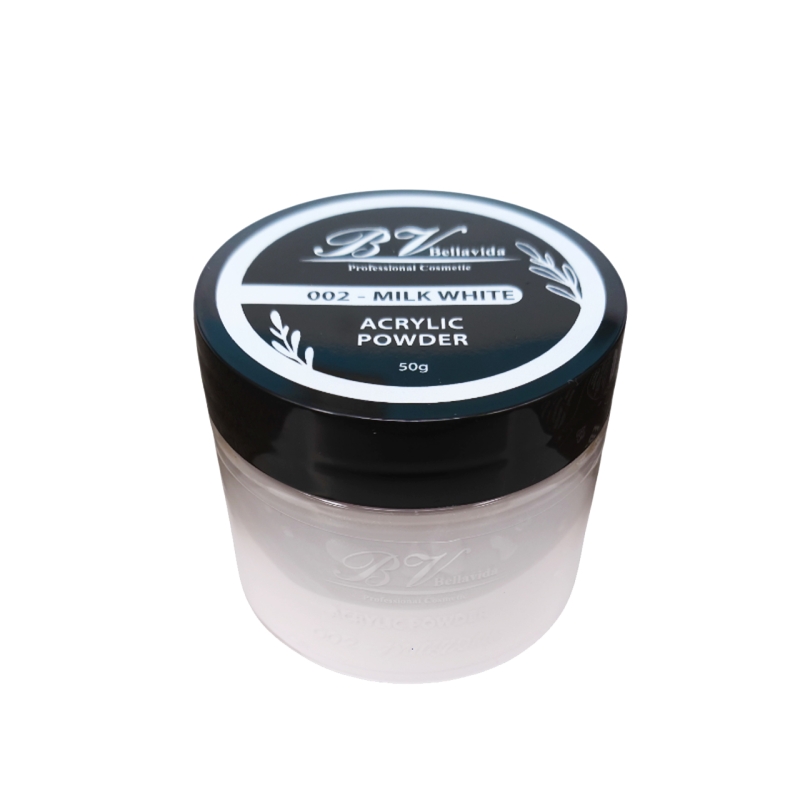 Polvo Acrílico 002 Milk White 50g Polvo Acrílico 002 Milk White 50g