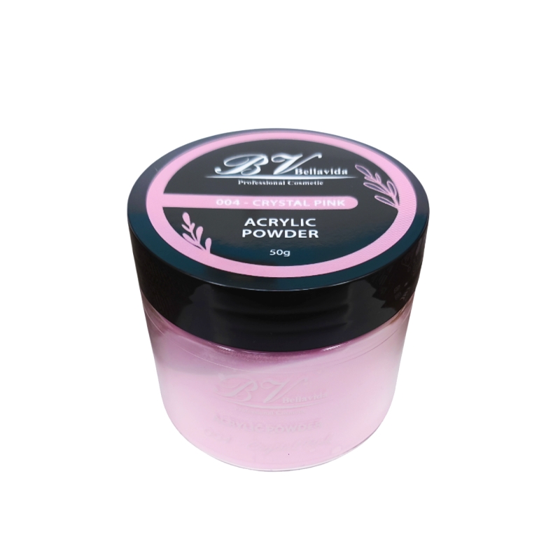 Polvo Acrílico 004 Crystal Pink 50g Polvo Acrílico 004 Crystal Pink 50g