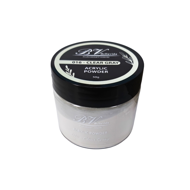 Polvo Acrílico 016 Clear Gray 50g Polvo Acrílico 016 Clear Gray 50g