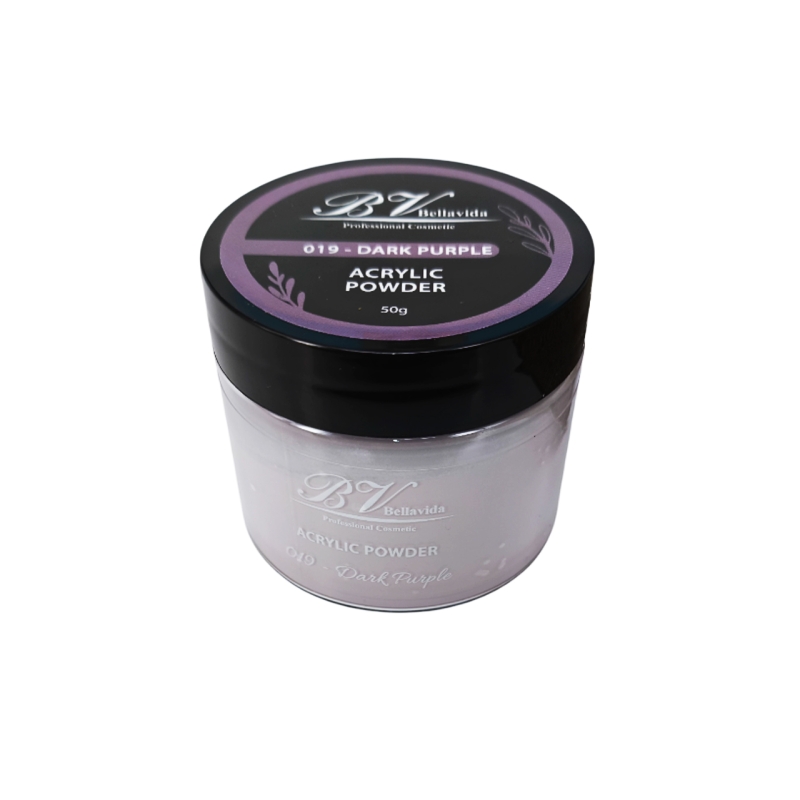 Polvo Acrílico 019 Dark Purple 50g Polvo Acrílico 019 Dark Purple 50g