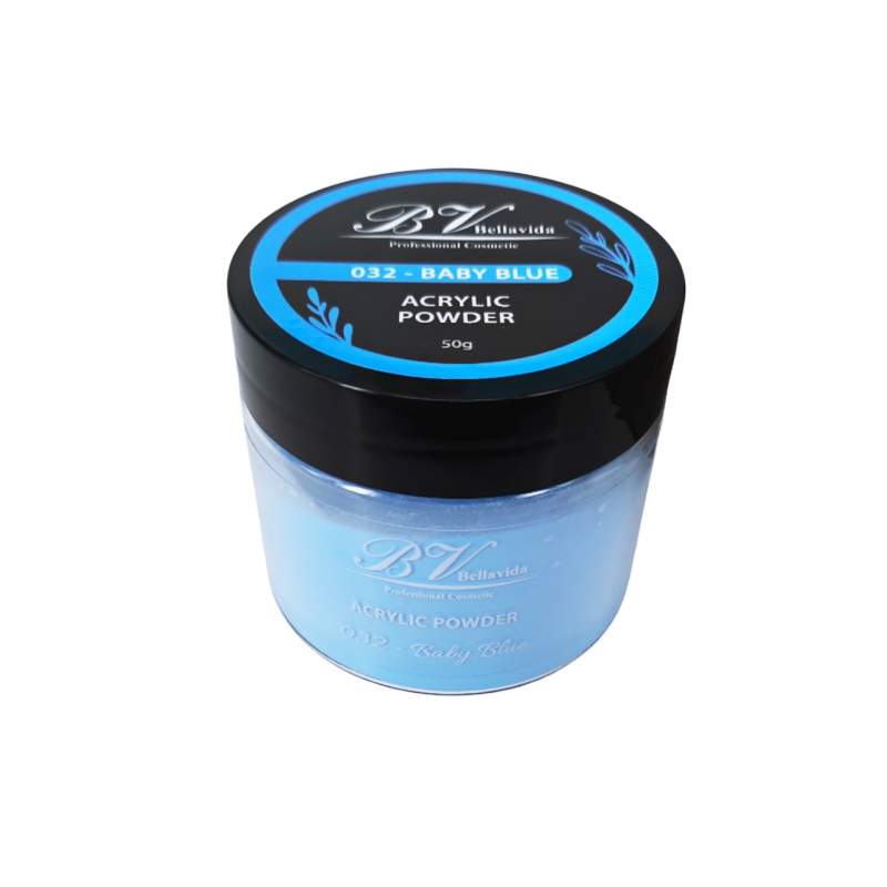 Polvo Acrílico 032 Baby Blue 50g Polvo Acrílico 032 Baby Blue 50g