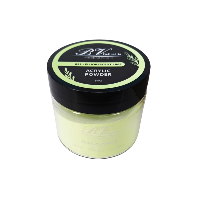 Polvo Acrílico Fluorescent Lime 50g Polvo Acrílico Fluorescent Lime 50g