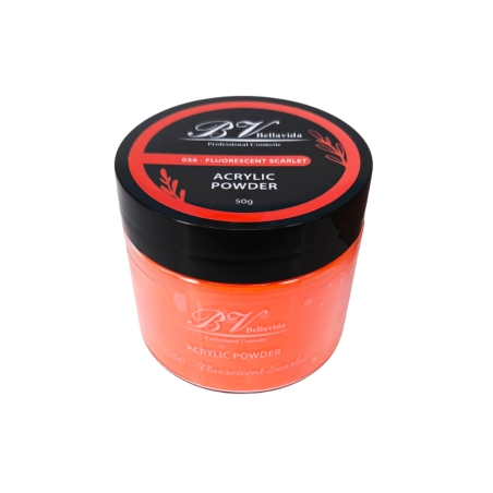 Polvo Acrílico 056 Fluorescent Scarlet 50g