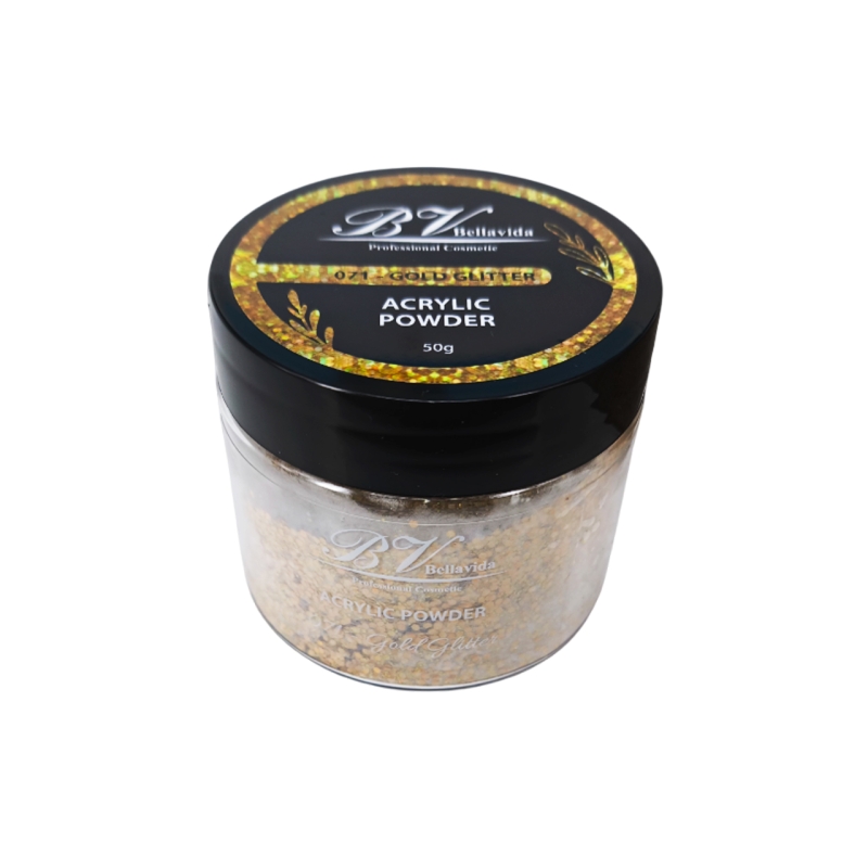 Polvo Acrílico 071 Gold Glitter 50g Polvo Acrílico 071 Gold Glitter 50g