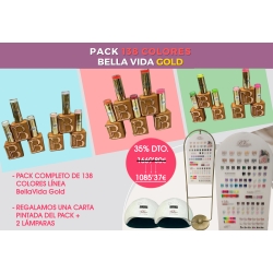 Pack 138 Colores - Línea BellaVida Gold