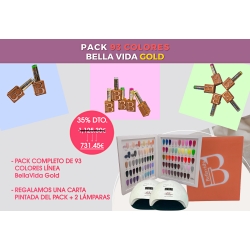 Pack 93 Colores - Línea BellaVida Gold